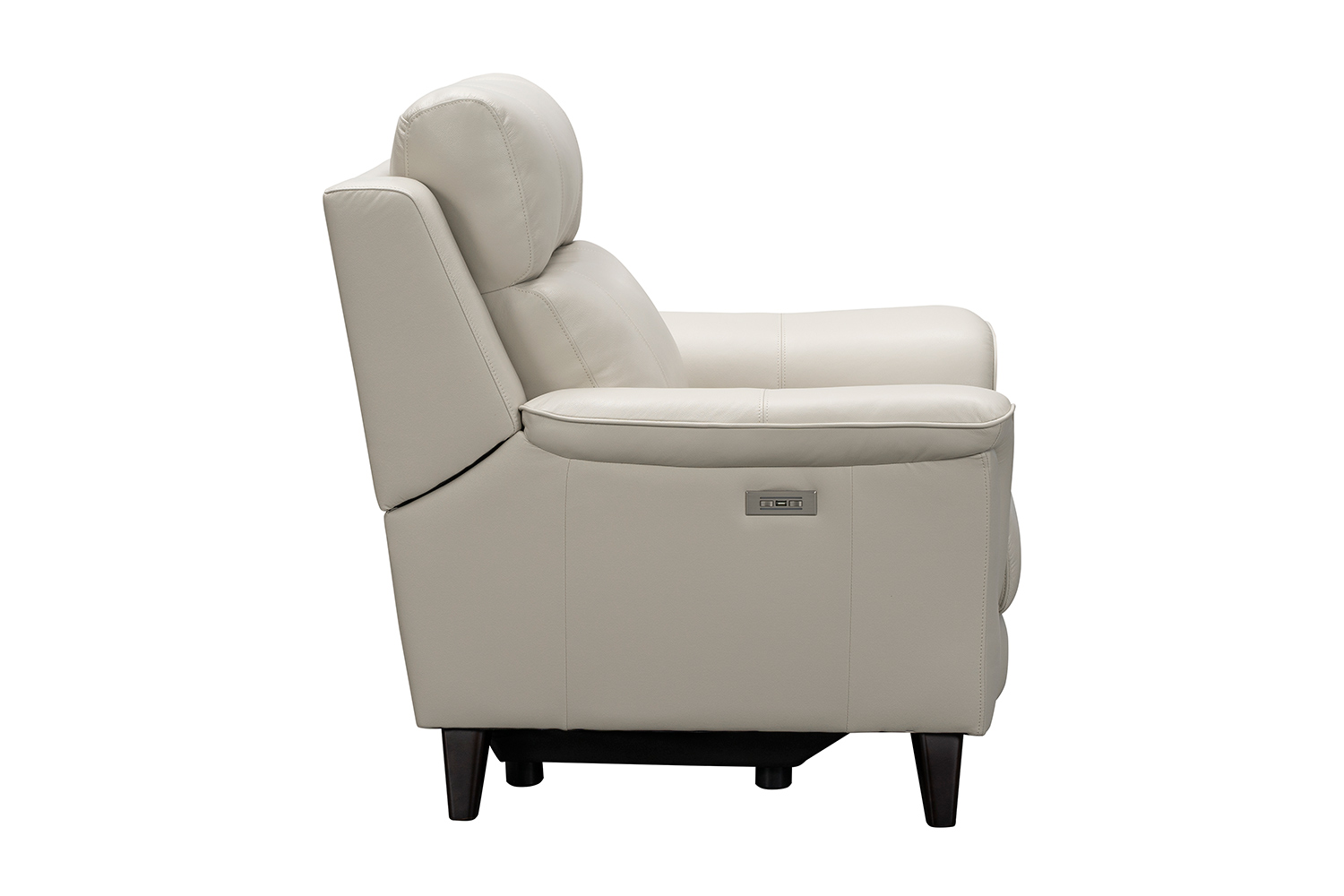 Barcalounger Kester Power Recliner Chair with Power Head Rest - Laurel Cream/Leather match