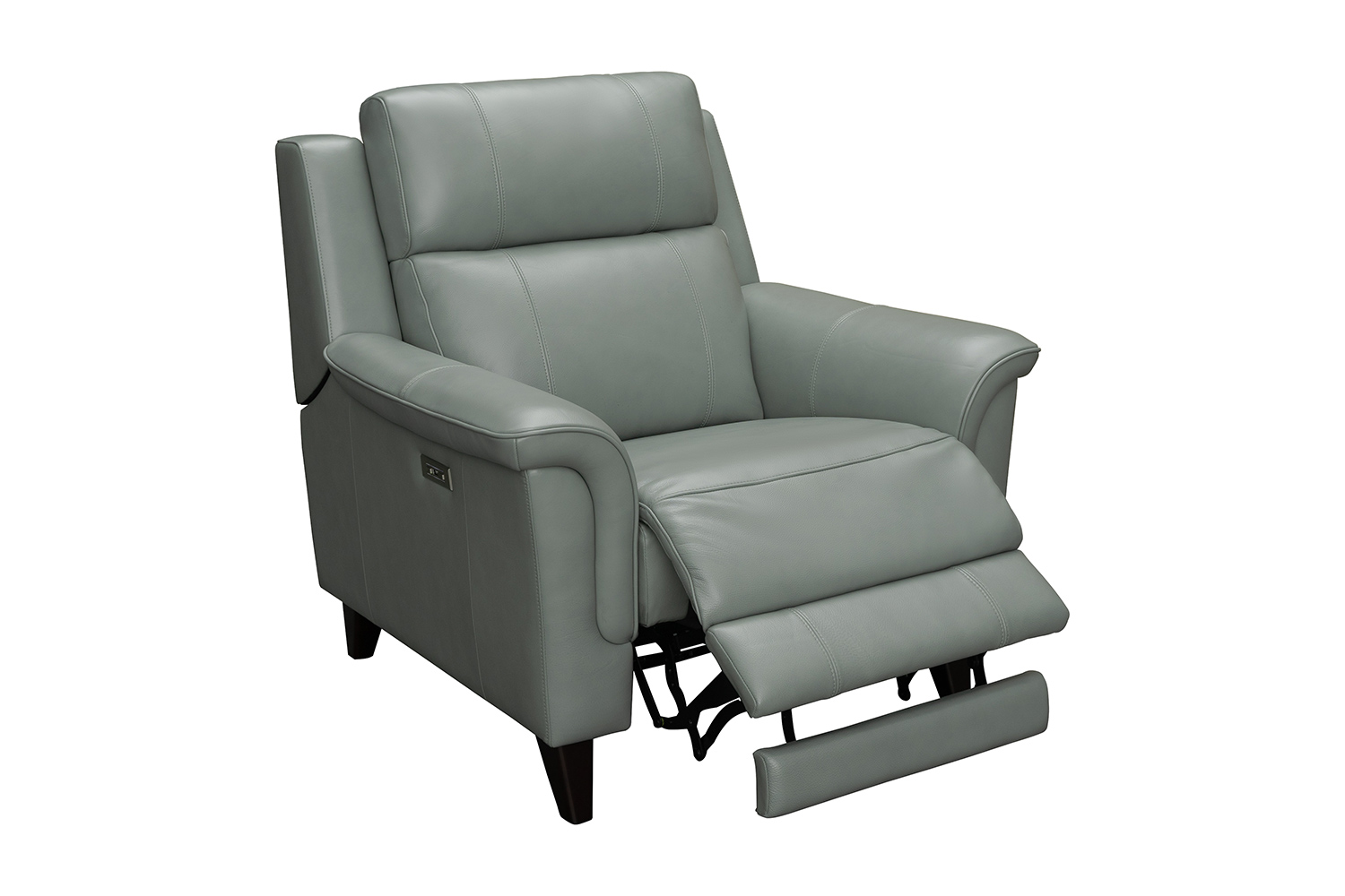 Barcalounger Kester Power Recliner Chair with Power Head Rest - Lorenzo Mint/Leather match