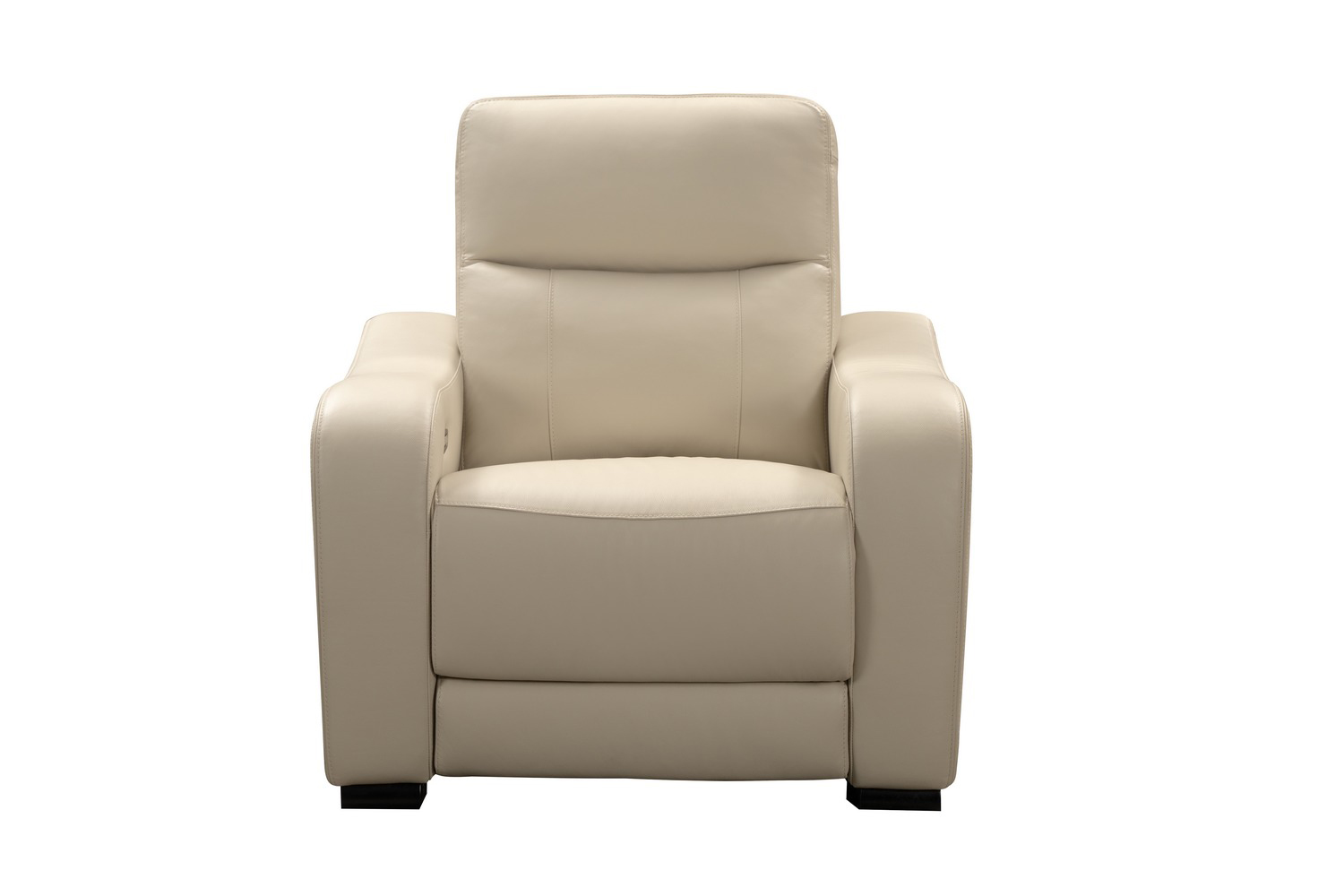 Barcalounger Electra Power Recliner Chair with Power Head Rest and Power Lumbar - Laurel Cream/Leather Match