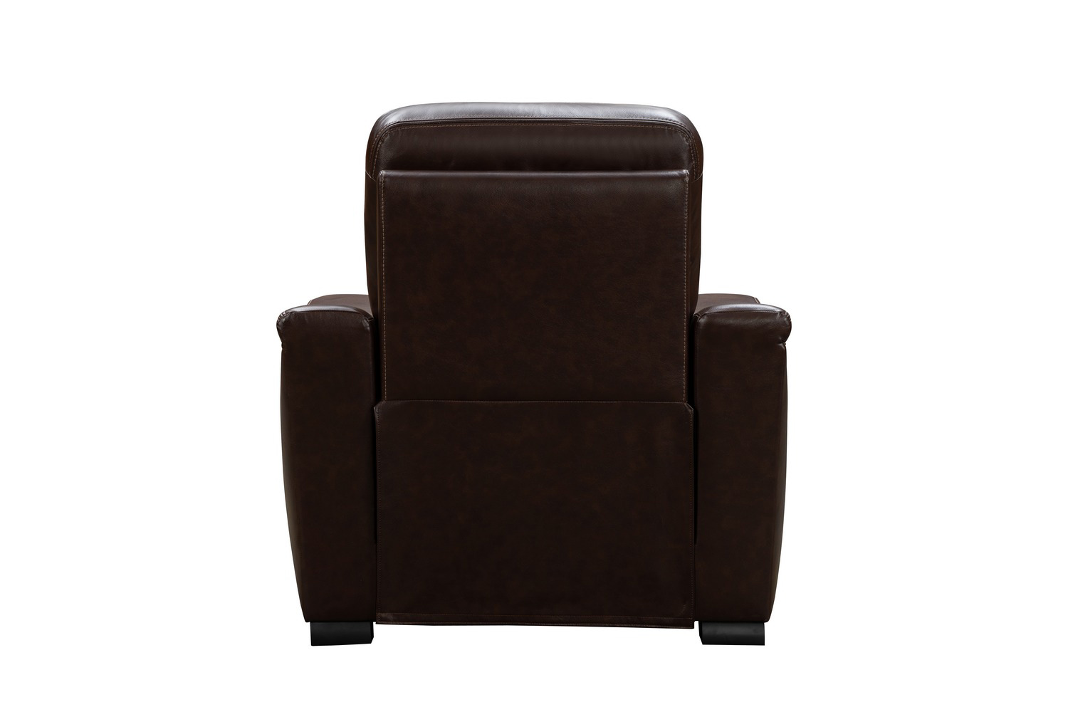 Barcalounger Electra Power Recliner Chair with Power Head Rest and Power Lumbar - Castleton Rustic Brown/Leather Match