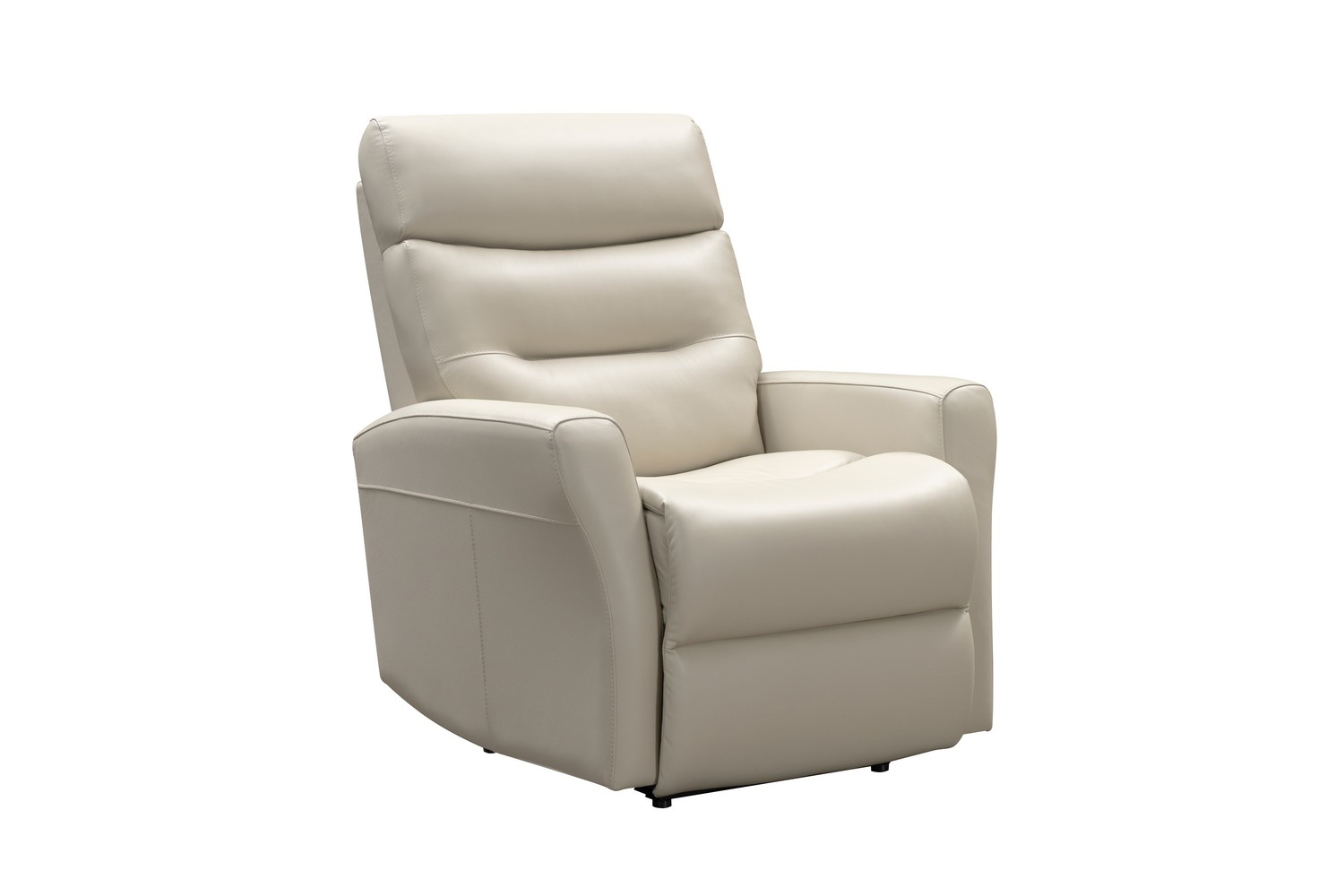 Barcalounger Enzo Power Recliner Chair with Power Head Rest and Power Lumbar - Laurel Cream/Leather Match