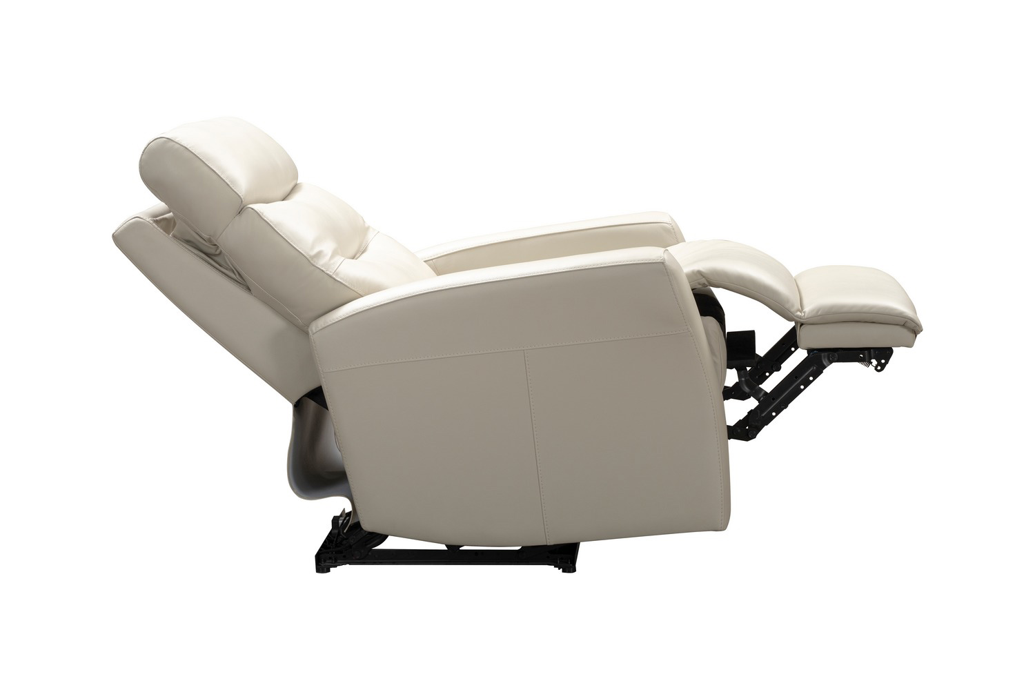 Barcalounger Enzo Power Recliner Chair with Power Head Rest and Power Lumbar - Laurel Cream/Leather Match