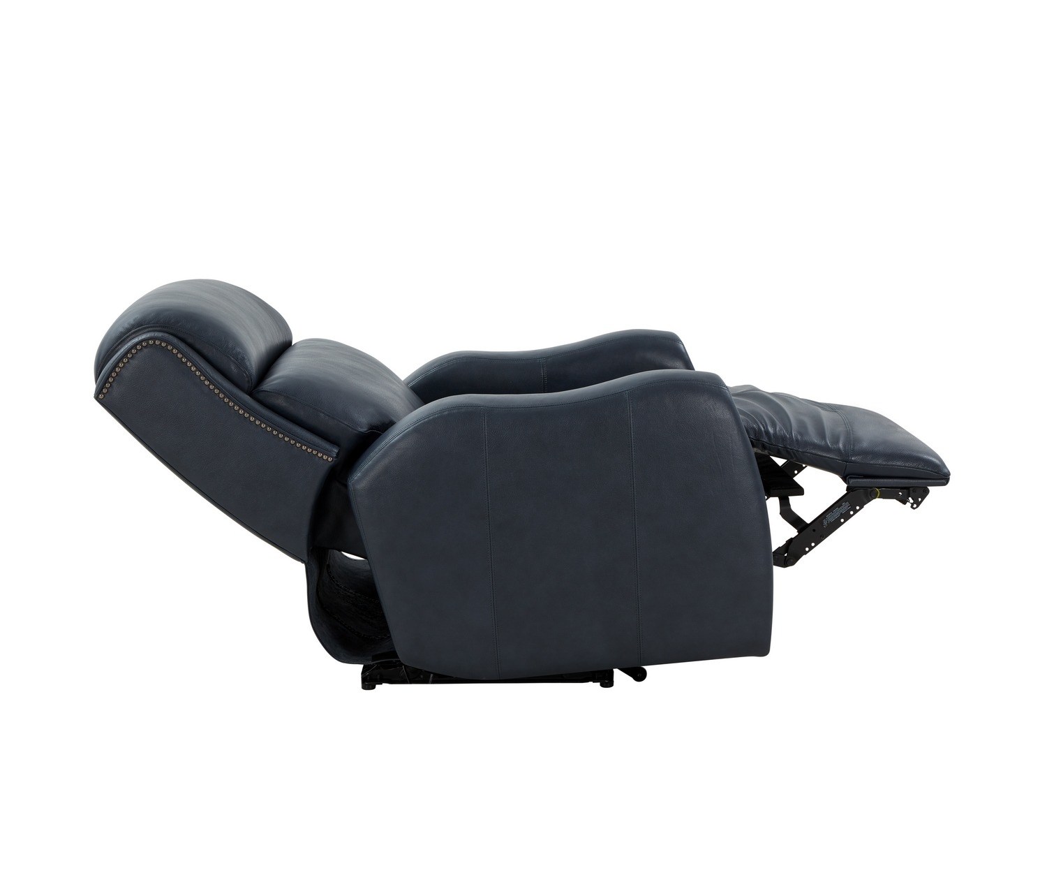Barcalounger Brookside Power Recliner Chair with Power Head Rest and Power Lumbar - Barone Navy Blue/All Leather