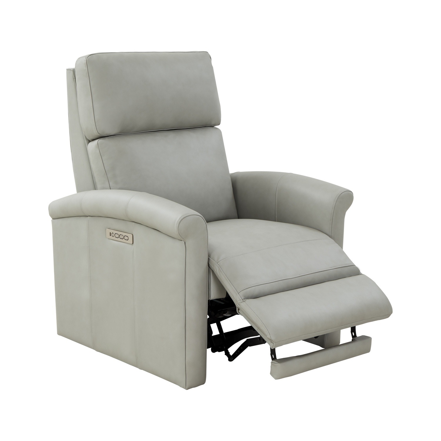 Barcalounger Jaxon Zero Gravity Power Recliner Chair with Power Head Rest and Lumbar - Corbett Chromium/All Leather