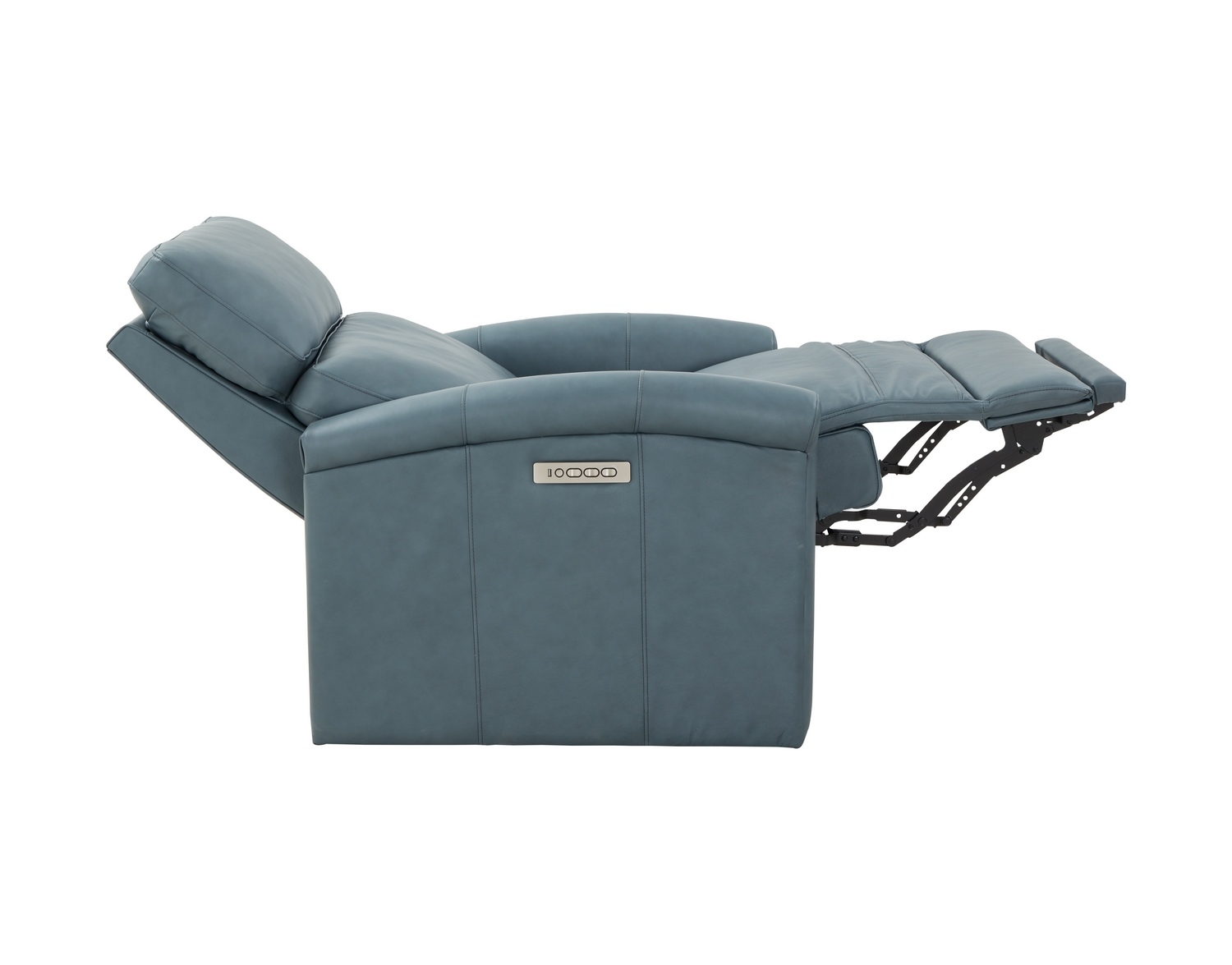 Barcalounger Jaxon Zero Gravity Power Recliner Chair with Power Head Rest and Lumbar - Corbett Steel Gray/All Leather