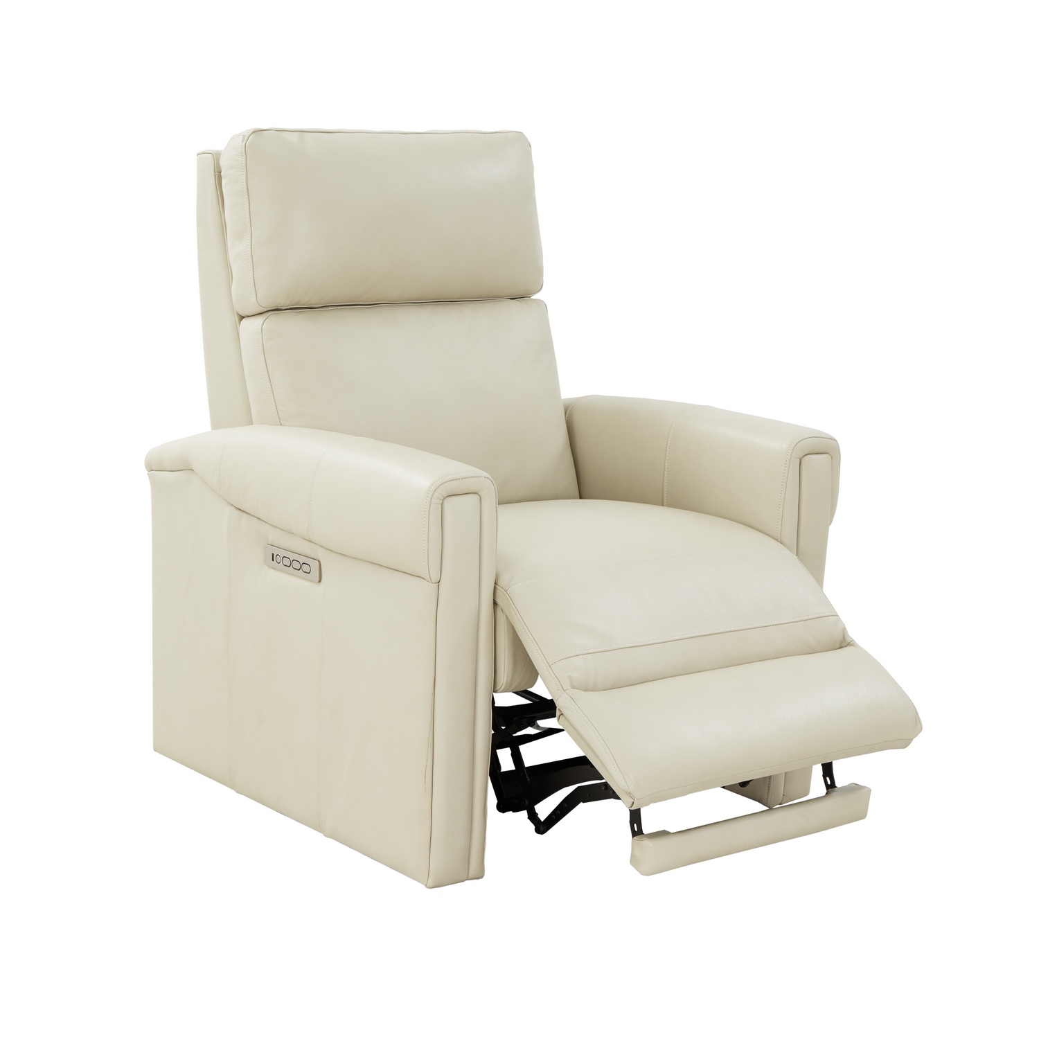 Barcalounger Jeffrey Zero Gravity Power Recliner Chair with Power Head Rest and Lumbar - Barone Parchment/All Leather