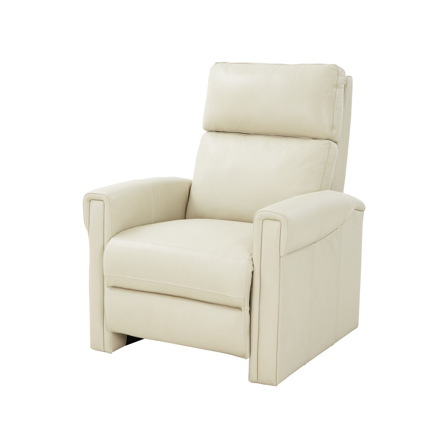 Barcalounger Jeffrey Zero Gravity Power Recliner Chair with Power Head Rest and Lumbar - Barone Parchment/All Leather