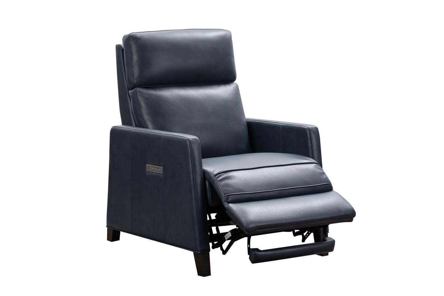 Barcalounger James Zero Gravity Power Recliner Chair with Power Head Rest and Lumbar - Barone Navy Blue/All Leather