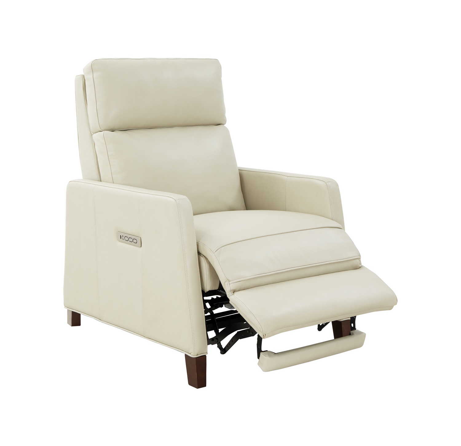Barcalounger James Zero Gravity Power Recliner Chair with Power Head Rest and Lumbar - Barone Parchment/All Leather