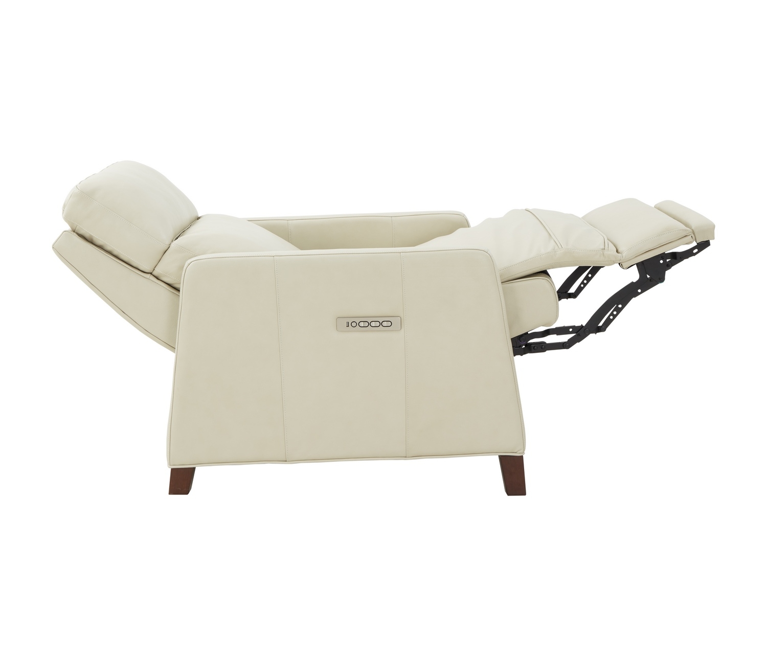 Barcalounger James Zero Gravity Power Recliner Chair with Power Head Rest and Lumbar - Barone Parchment/All Leather