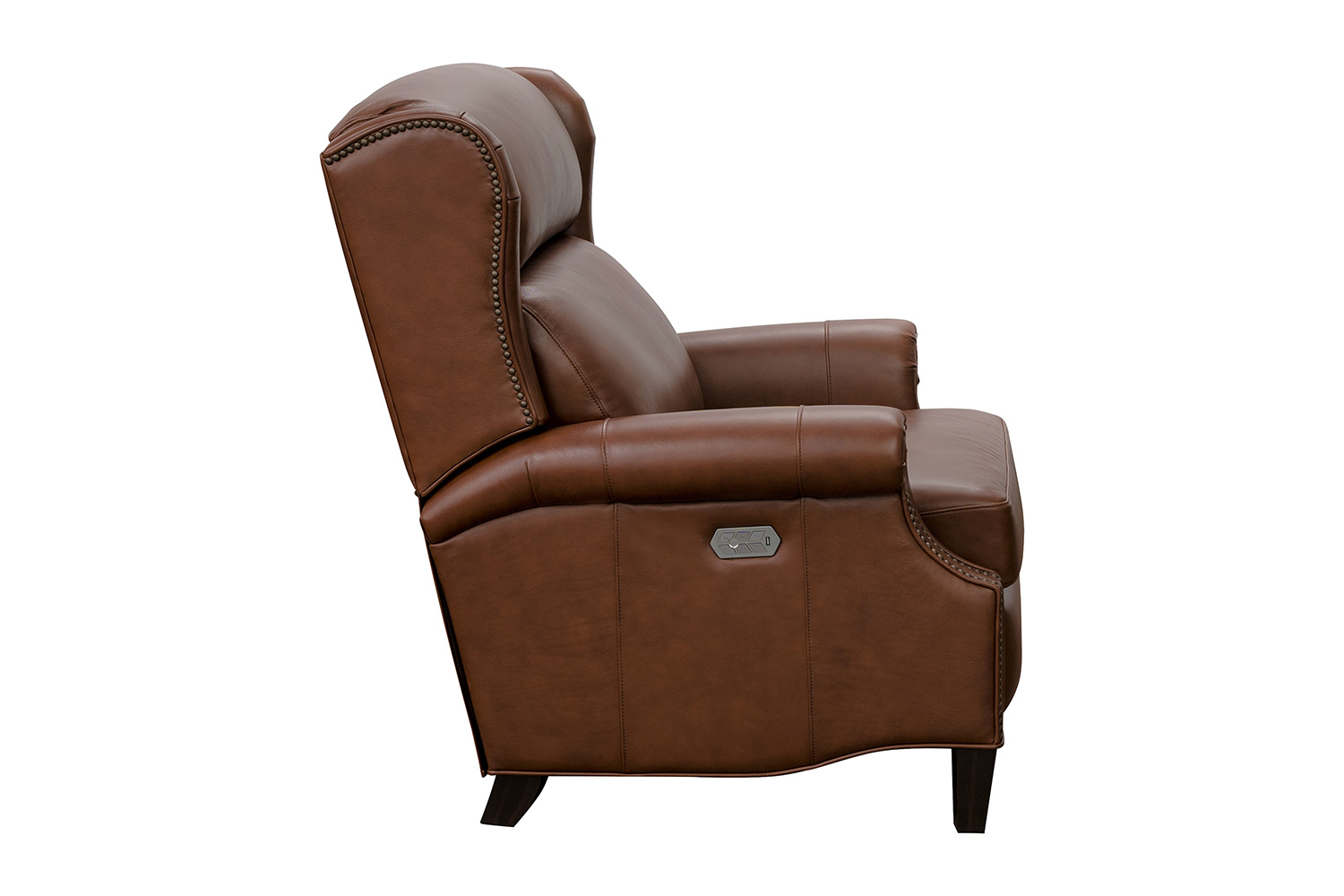 Barcalounger Philadelphia Power Recliner Chair with Power Head Rest and Lumbar - Ashford Bitters/All Leather