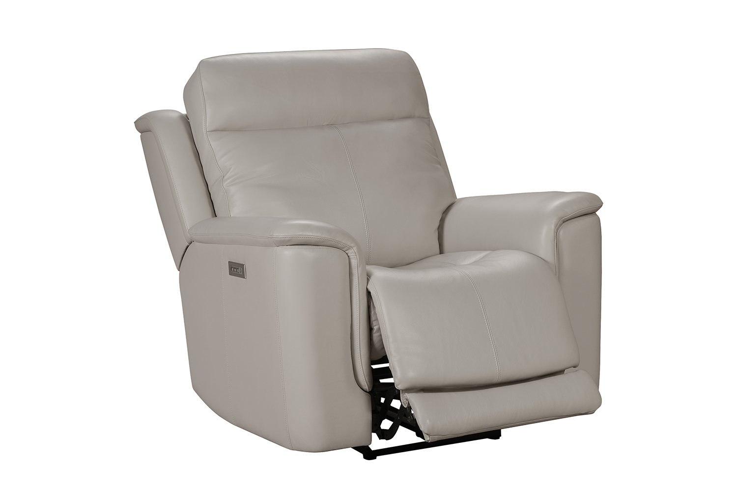 Barcalounger Burbank Power Recliner Chair with Power Head Rest and Lumbar - Laurel Cream/Leather match