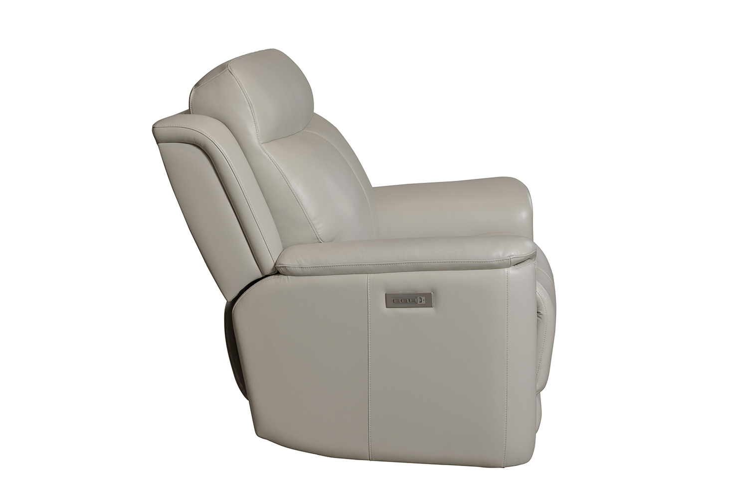 Barcalounger Burbank Power Recliner Chair with Power Head Rest and Lumbar - Laurel Cream/Leather match