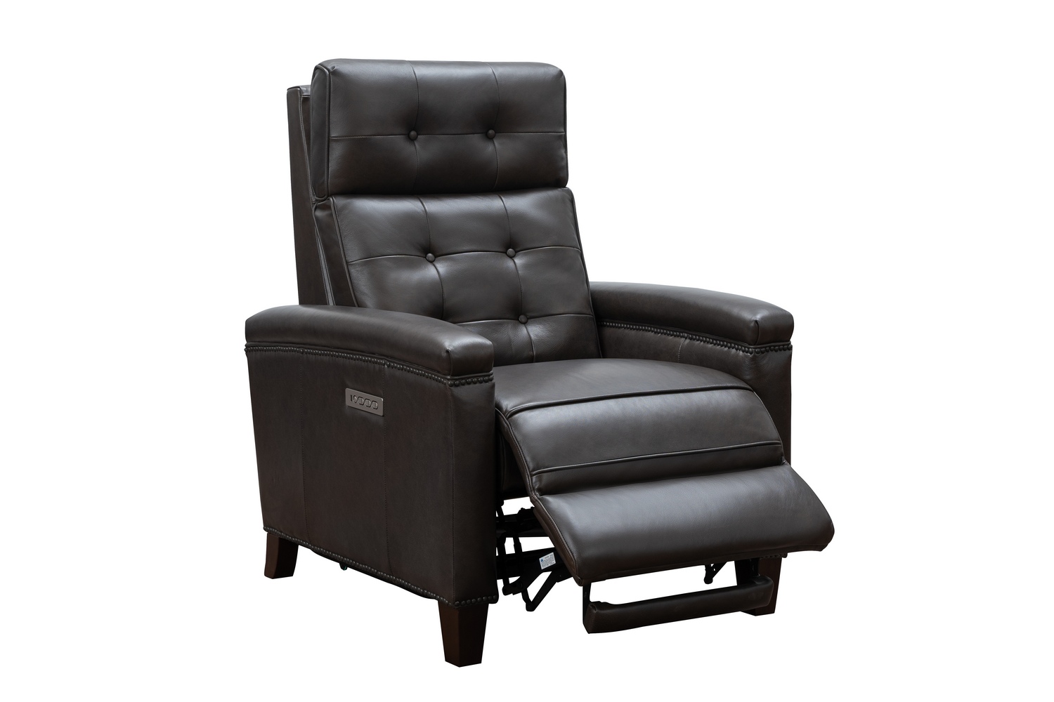Barcalounger Jamey Zero Gravity Power Recliner Chair with Power Head Rest and Lumbar - Bennington Chestnut/All Leather