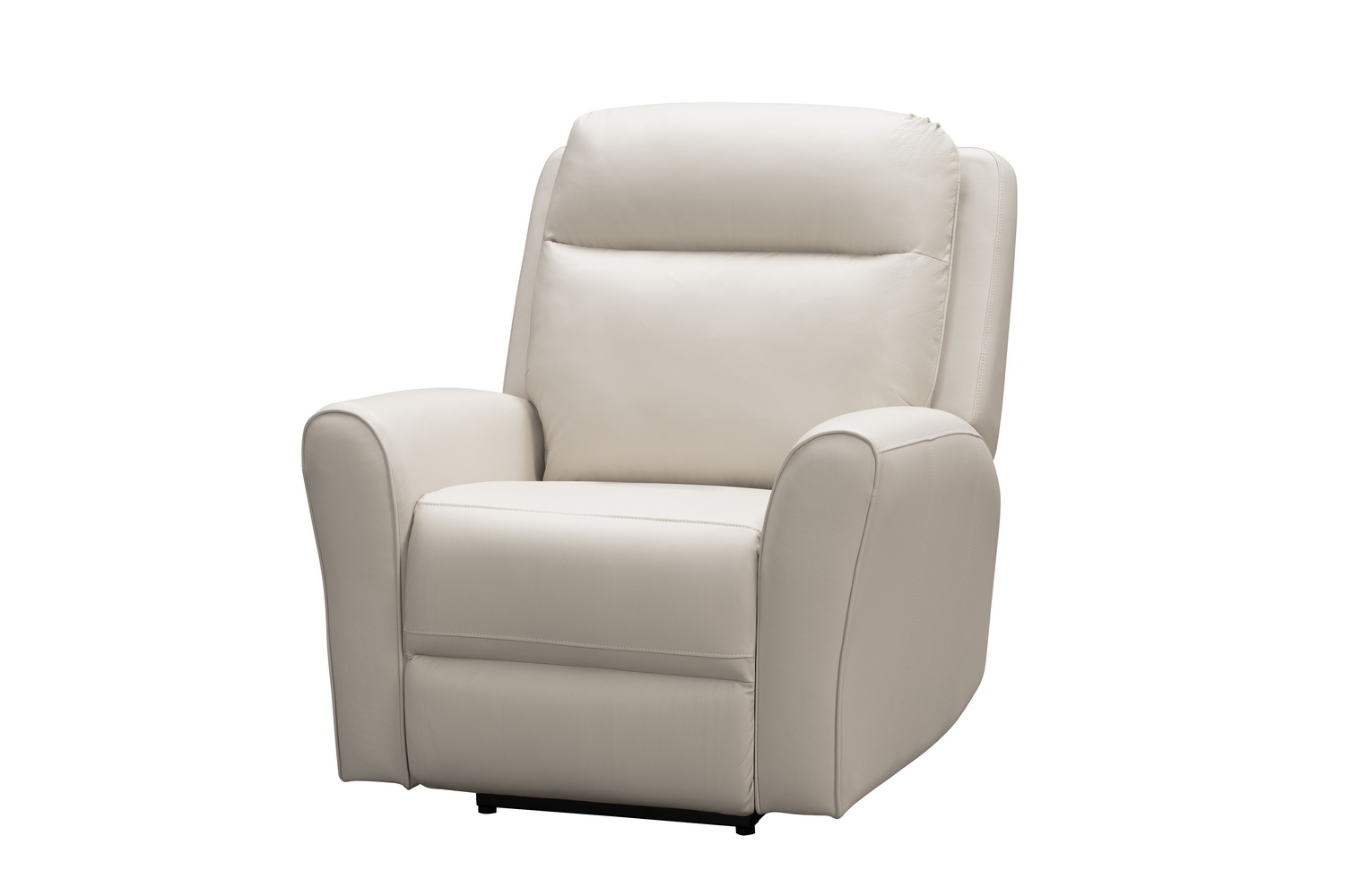 Barcalounger Kelsey Big and Tall Power Recliner Chair with Power Head Rest and Lumbar - Laurel Cream/Leather Match