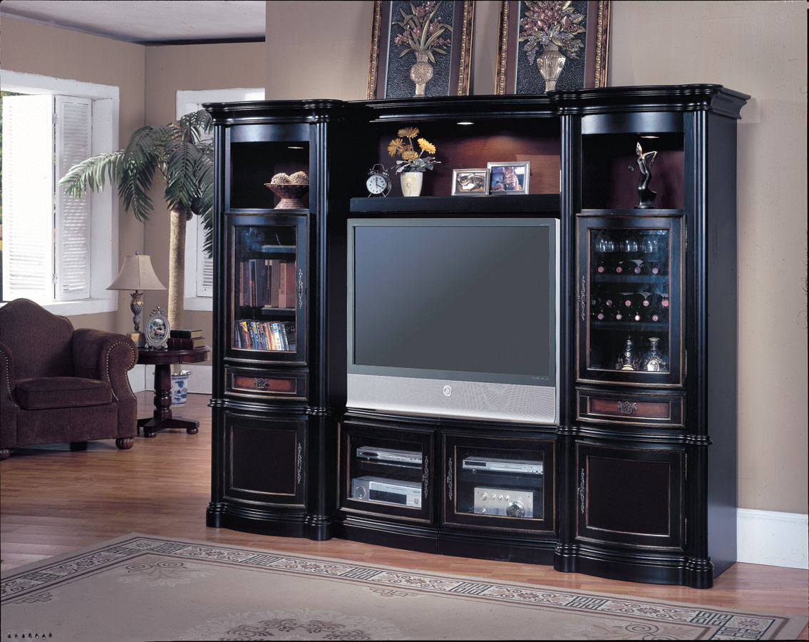 Parker House Bordeaux 4 pc Entertainment Center