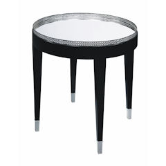 Traditional Accents Black Tie Table