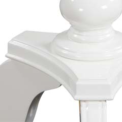 Traditional Accents White Chapel Table