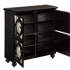 Traditional Accents Mirage Ebony Cabinet
