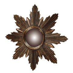 Traditional Accents Bronze Starburst Mirror