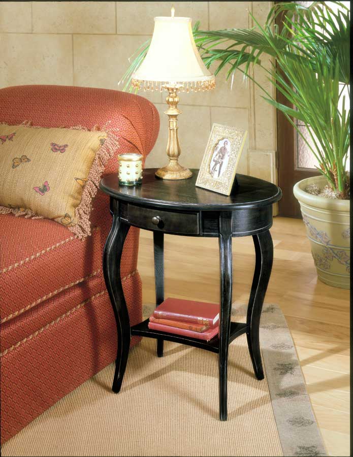 Butler 0532005 Brushed Sable Oval Accent Table