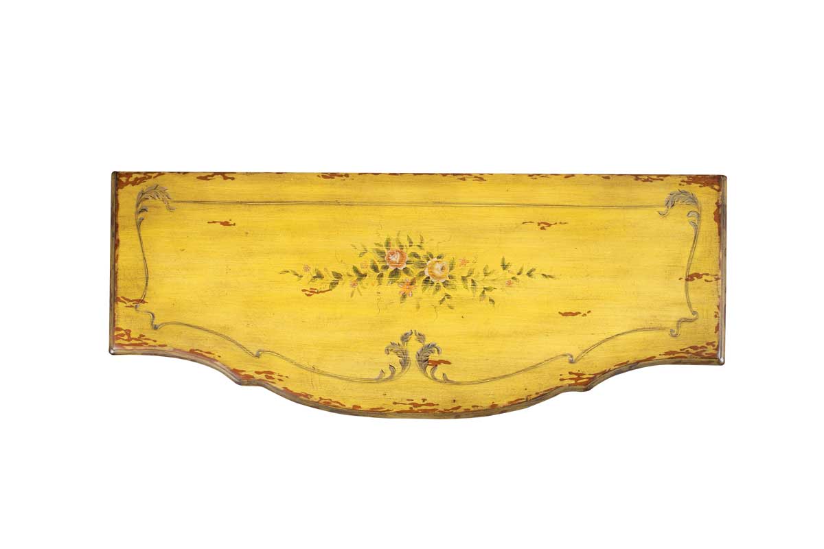 Butler Saffron Yellow Hand Painted Console Cabinet