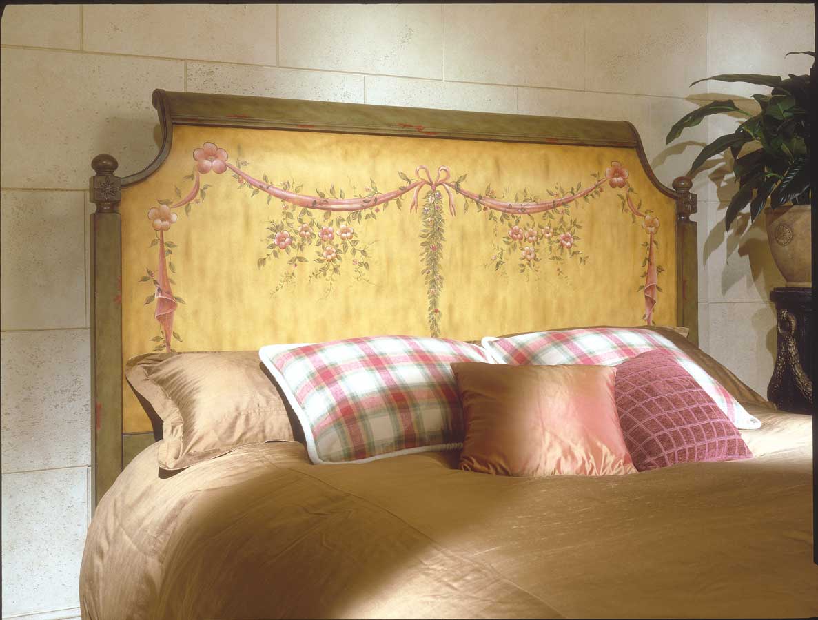 Butler Sage Green Hand Painted King Headboard BT932066 at