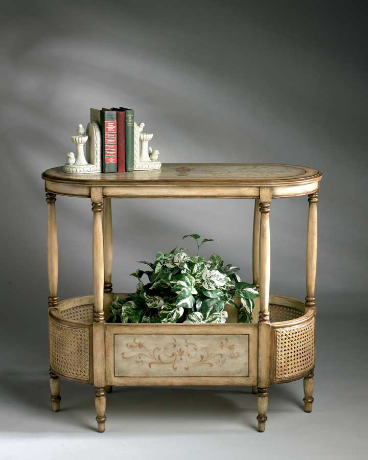 Butler Tuscan Cream Hand Painted Console Table