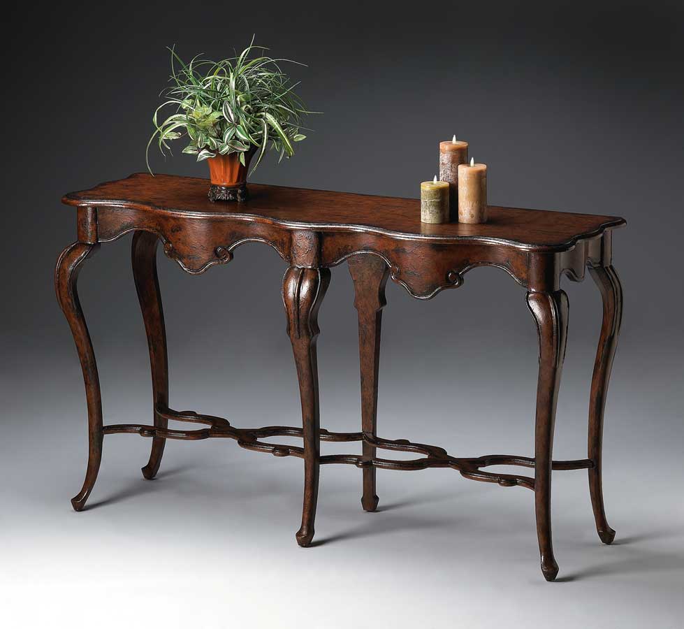 Butler 1526123 Rustic Brown Console Table BT1526123 at