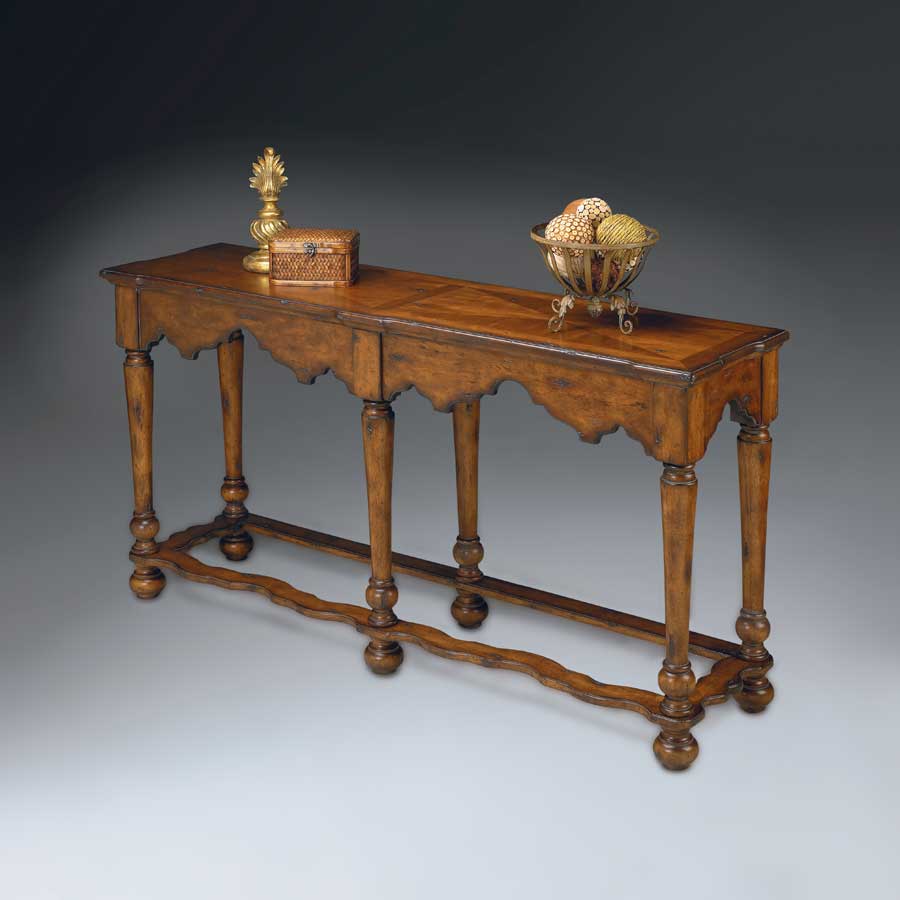 Butler 1757102 Old World Cherry Console/sofa Table