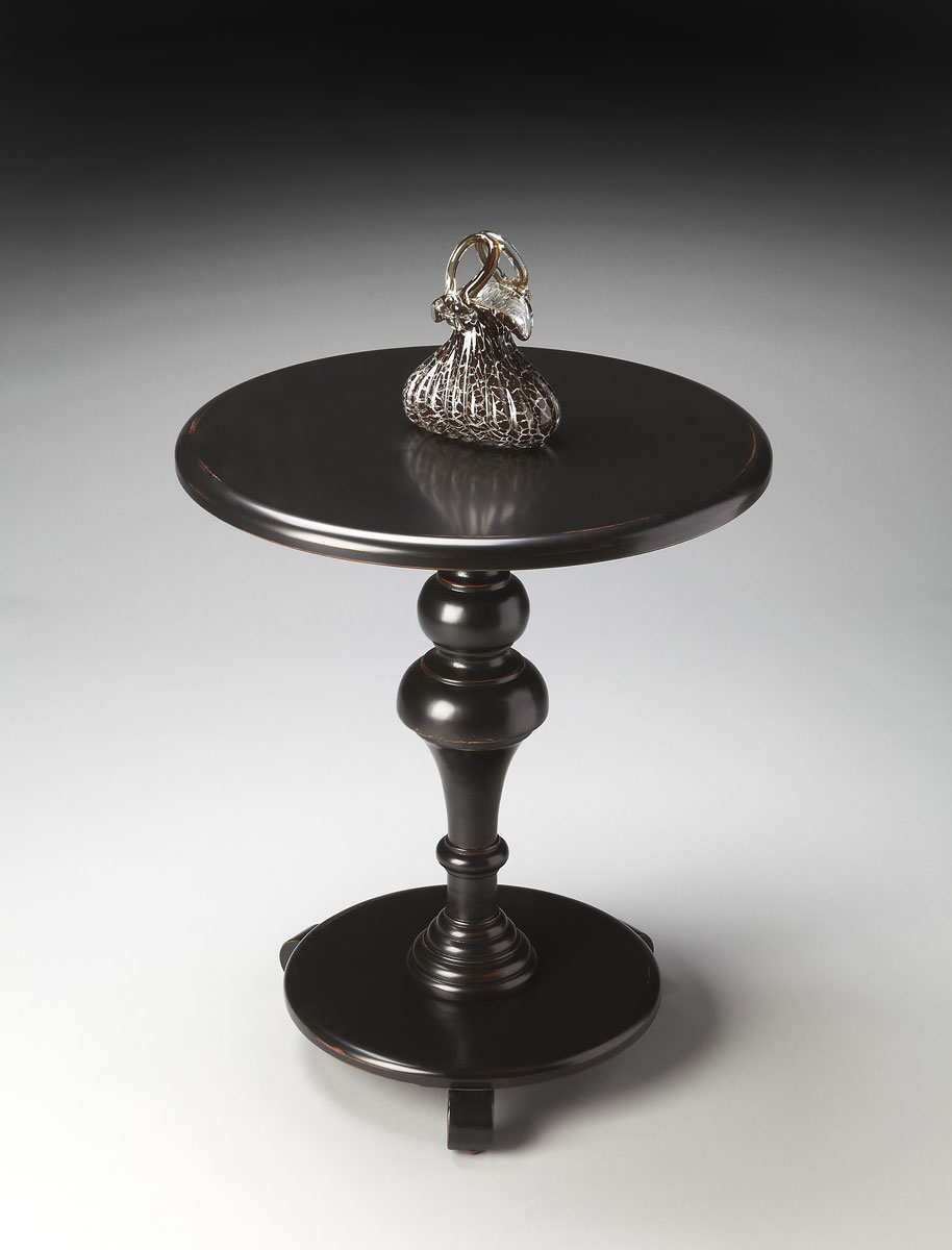 Butler 2213111 Pedestal Table - Black Licorice