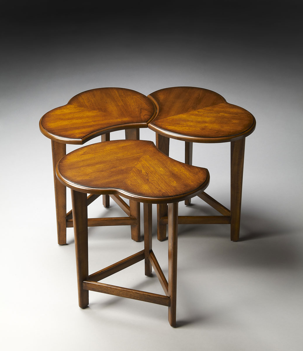 Butler 2224011 Nesting Cocktail Tables - Antique Cherry