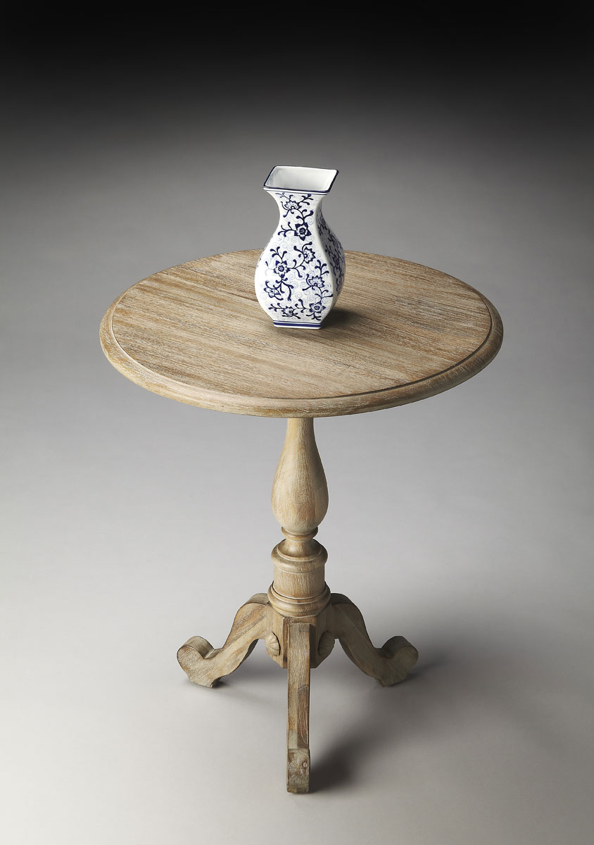 Butler 2239284 Pedestal Accent Table - Urban Gray