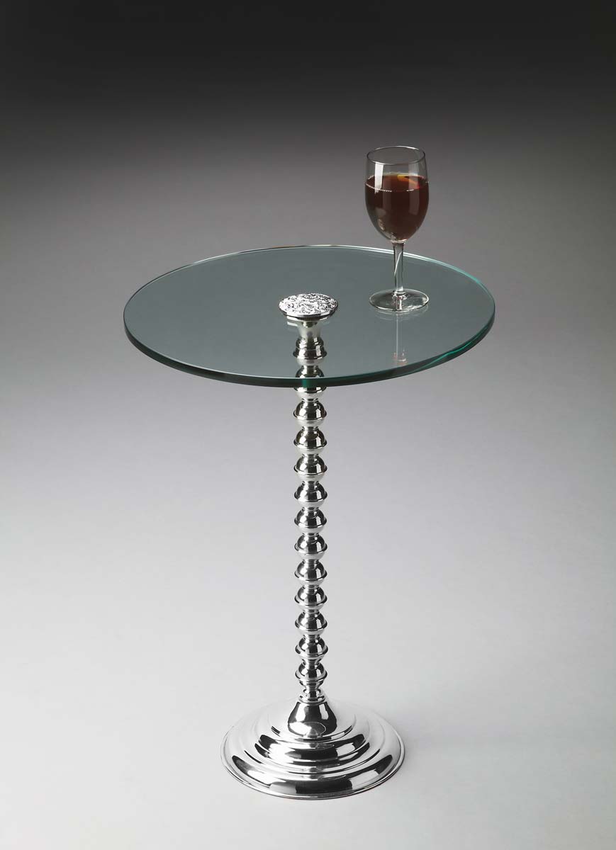 Butler 2875220 Pedestal Table - Nickel