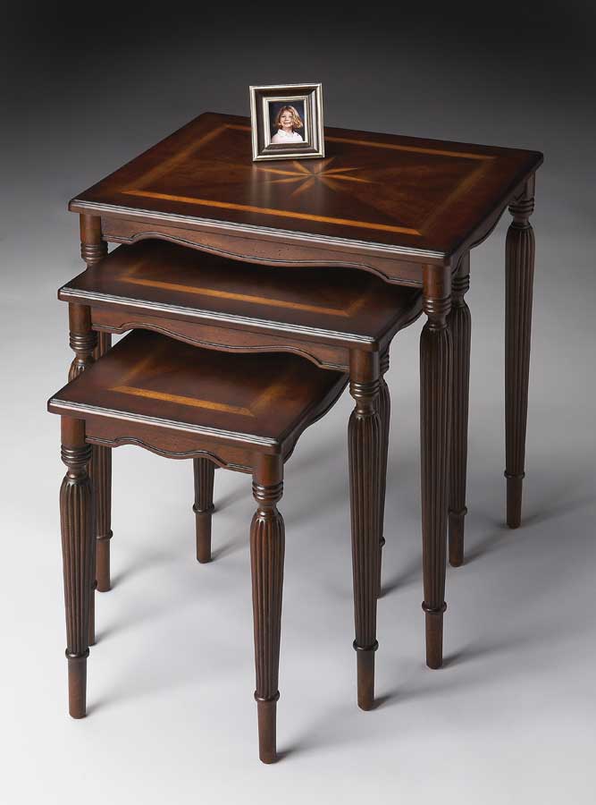 Butler 3021024 Plantation Cherry Nest Of Tables Butler 3021024 Plantation Cherry Nest Of Tables