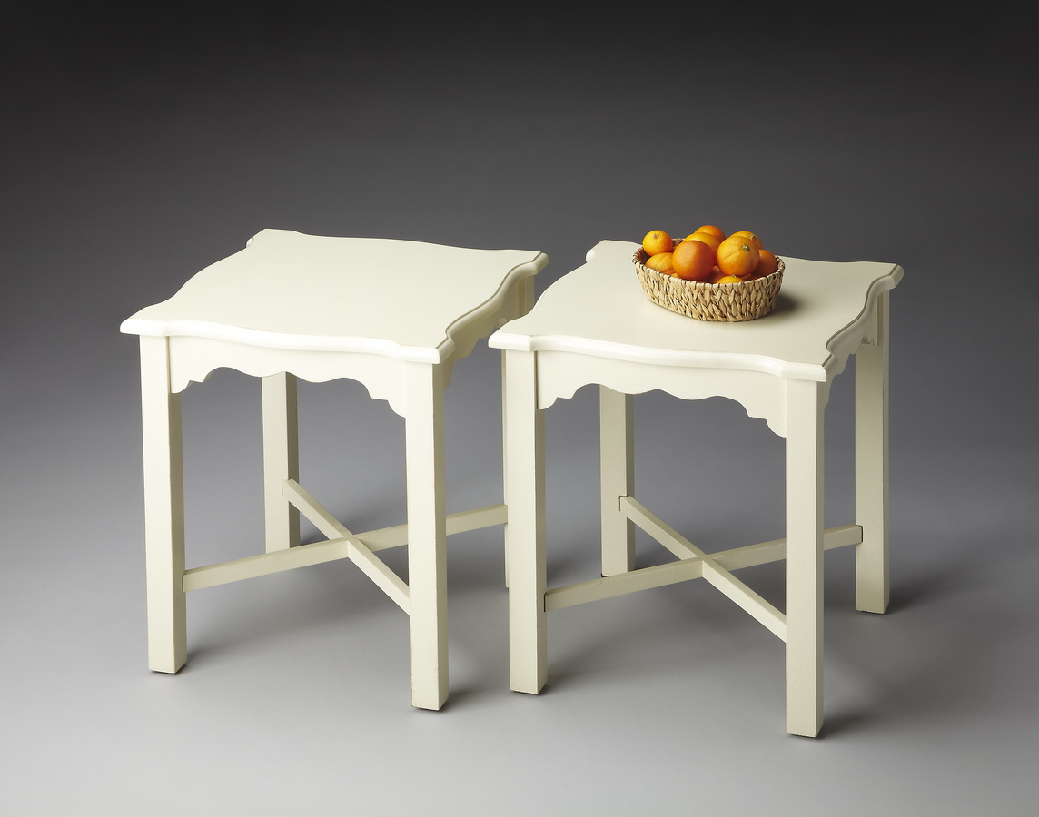 Butler 4118222 Cottage White Bunching Table