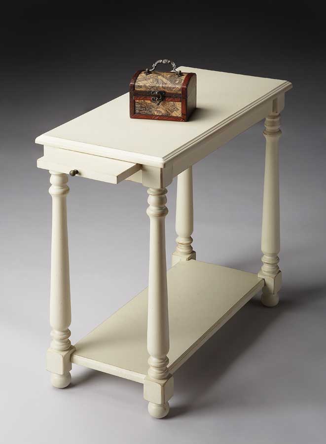 Butler 5017222 Cottage White Chairside Table