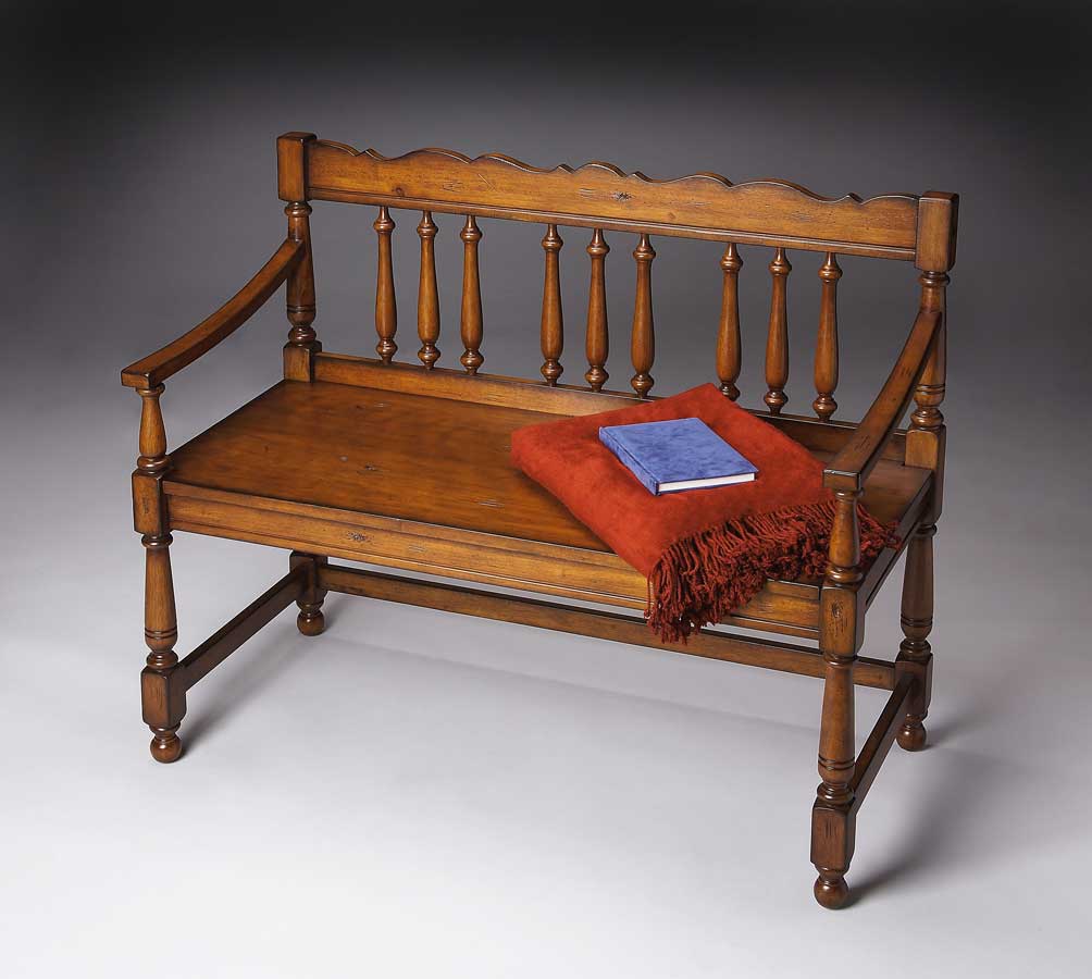 Butler 5049102 Old World Cherry Bench