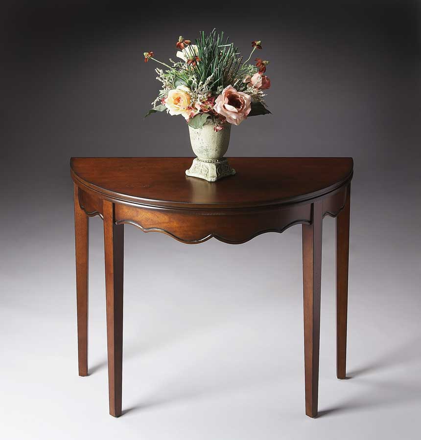 Butler 6041024 Plantation Cherry Demilune Console/hall Table