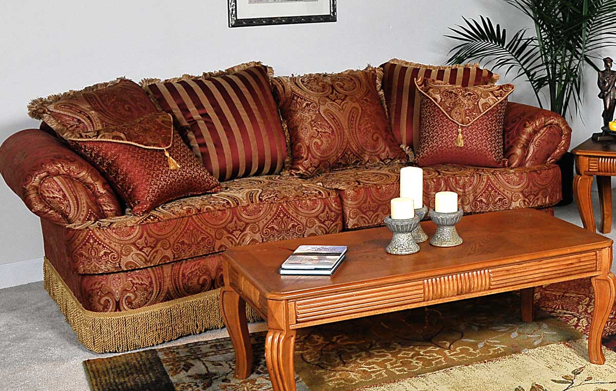 Benchmark Upholstery Royal Sofa - Patriot Chocolate