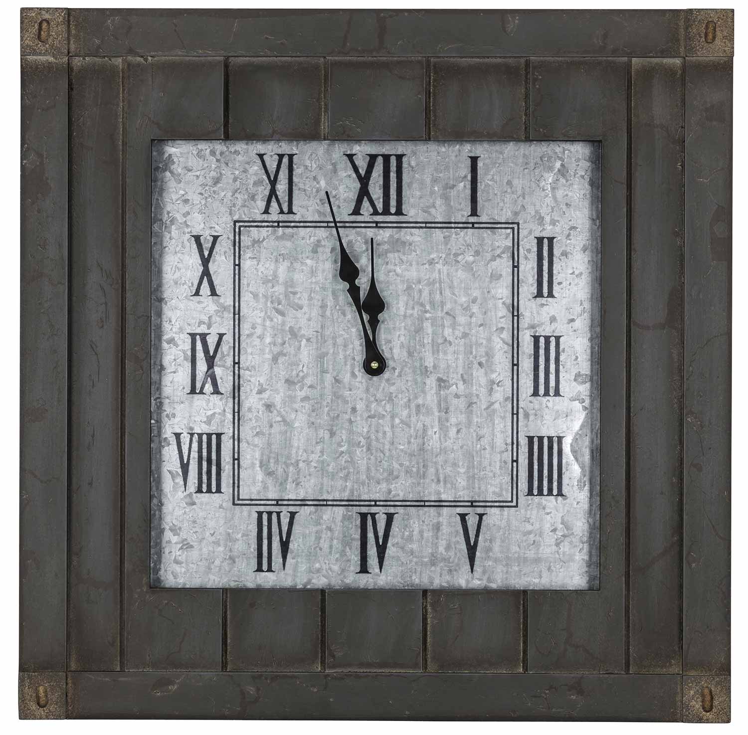 Cooper Classics Rutledge Clock - Gray