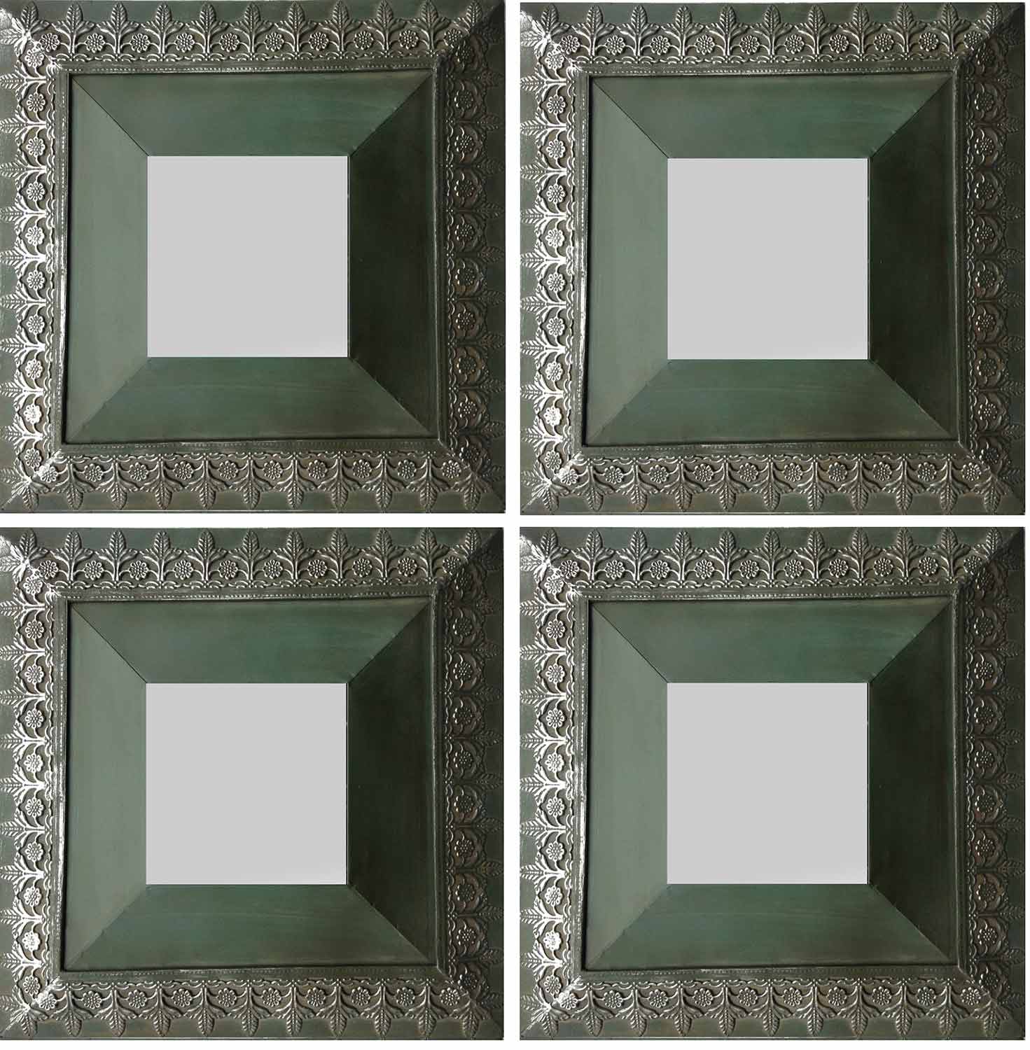 Cooper Classics Ben 4 PC Mirrors Set - Green