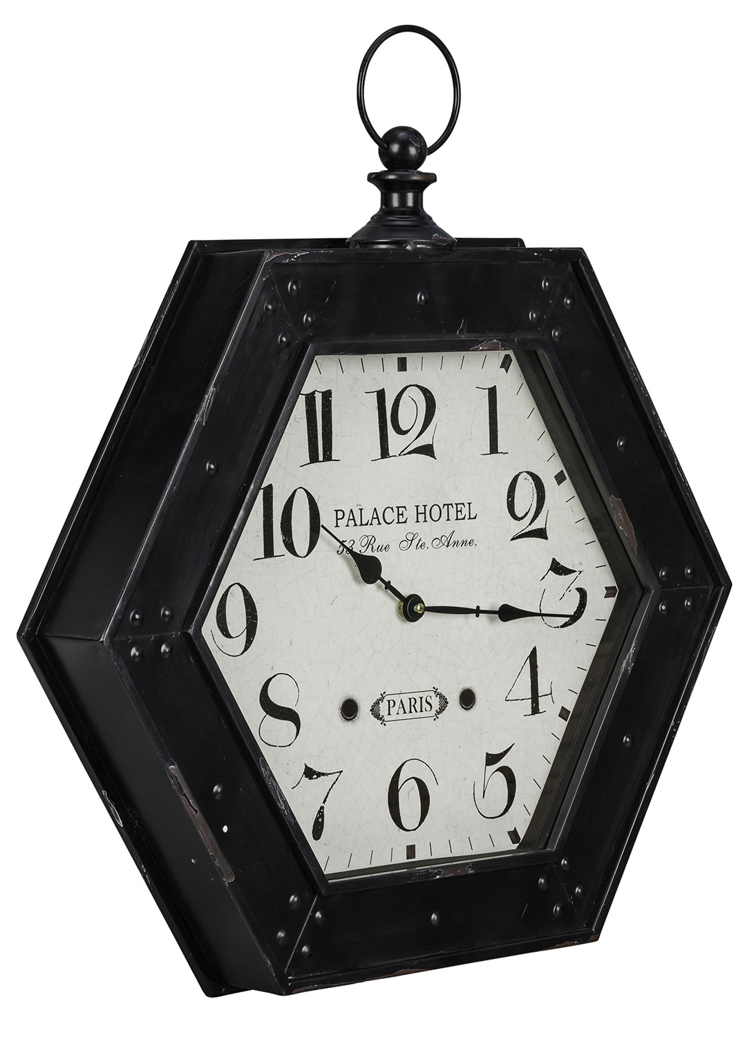 Cooper Classics Belmont Wall Clock - Black