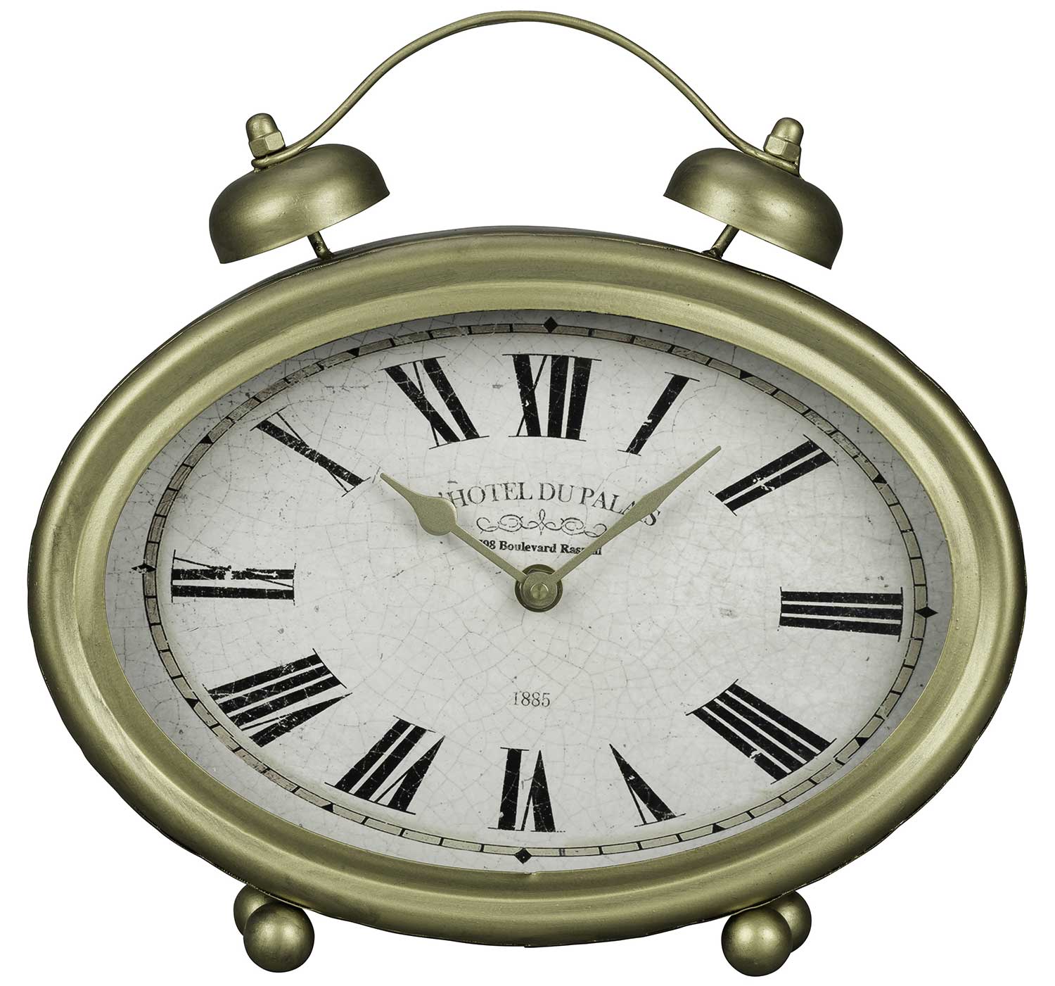 Cooper Classics Welsley Table Clock - Gold