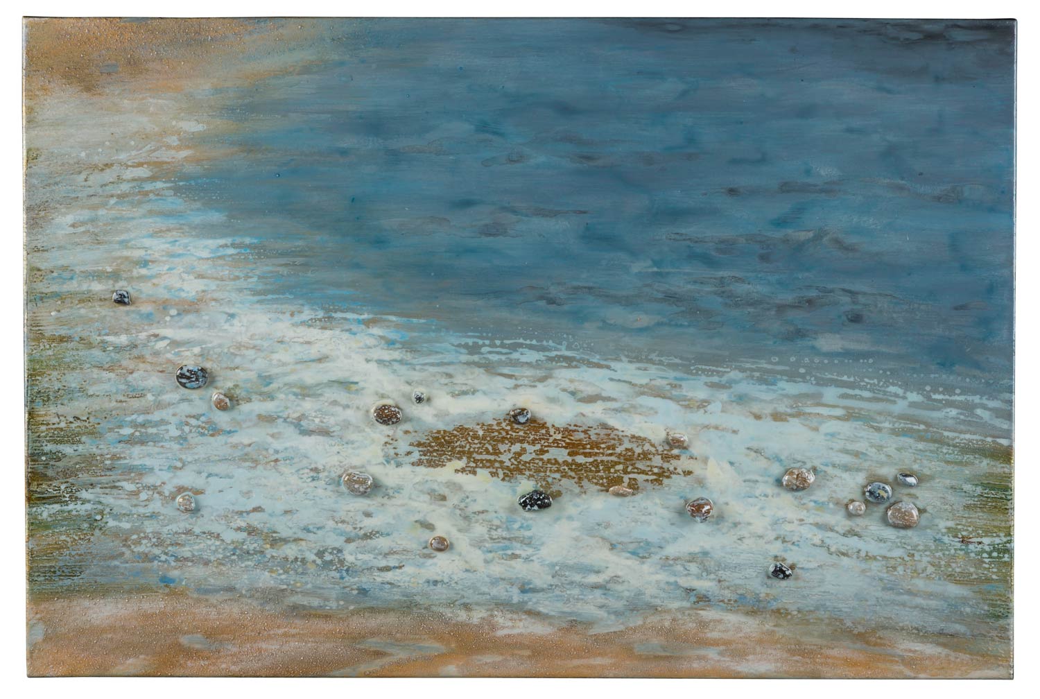 Cooper Classics Pebbled Beach Canvas Painting