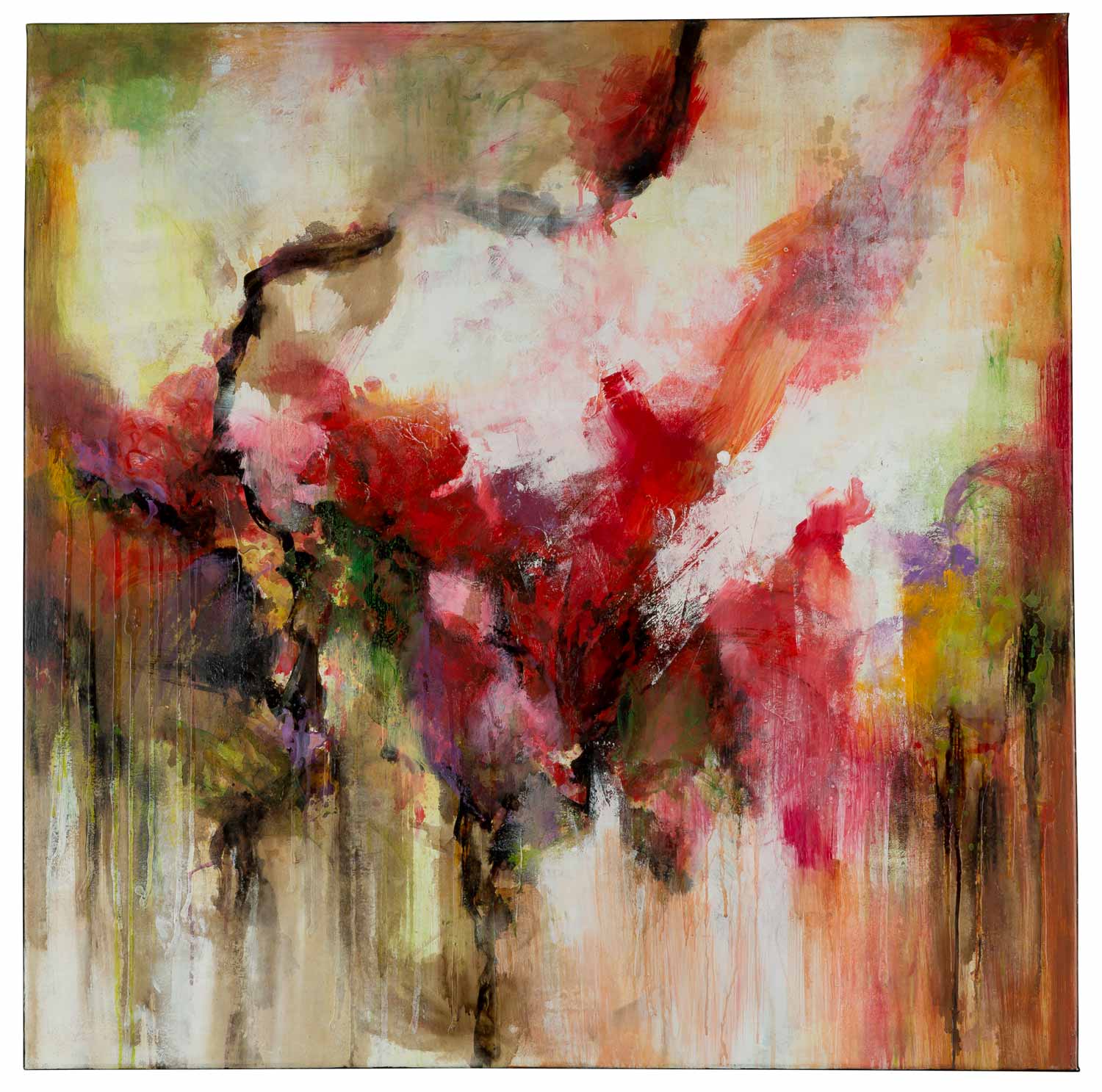 Cooper Classics Abstract Storm Canvas Painting