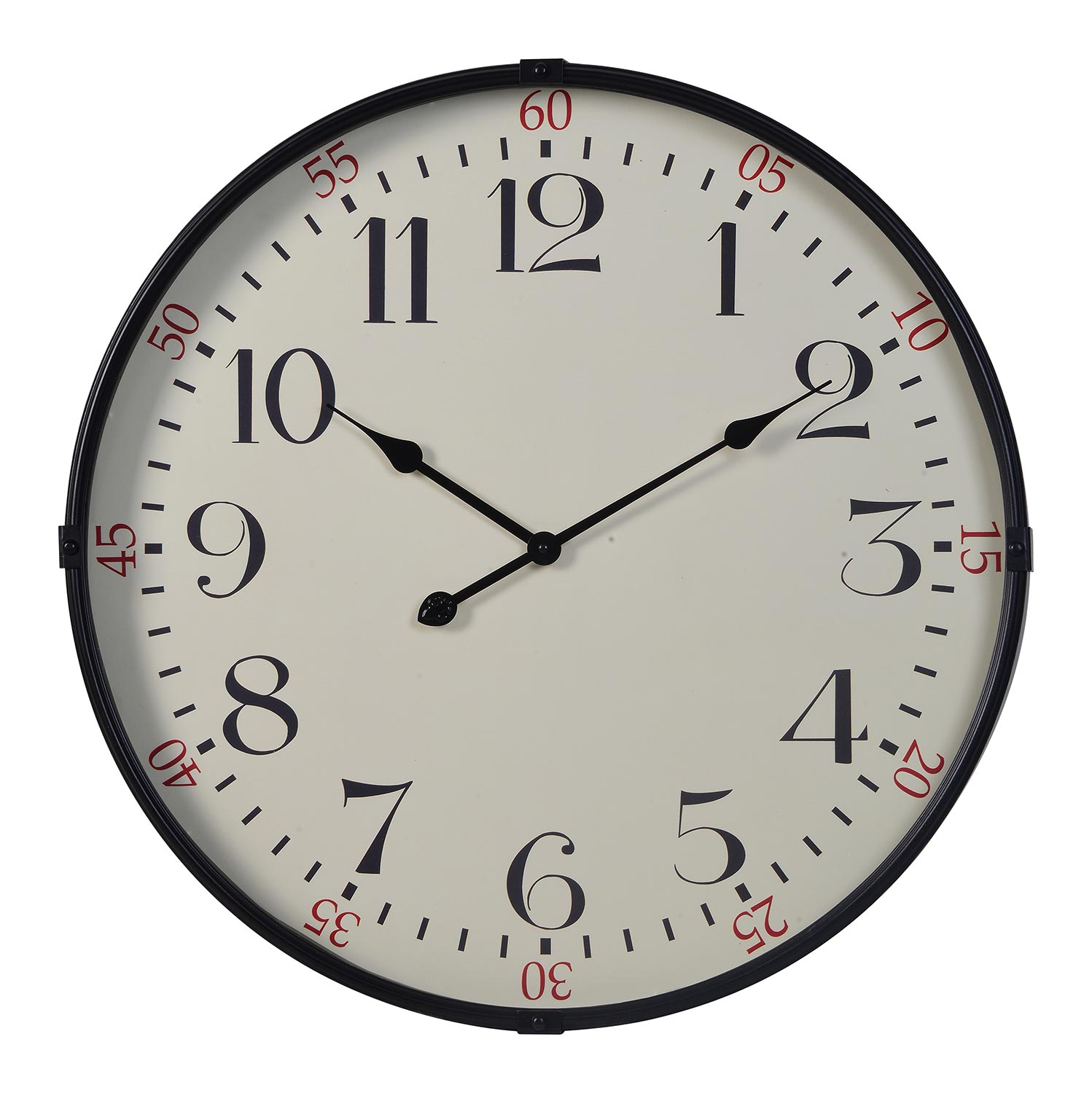 Cooper Classics Morton Clock - Black/White