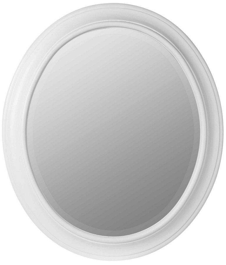 Cooper Classics Chelsea Oval Mirror - White