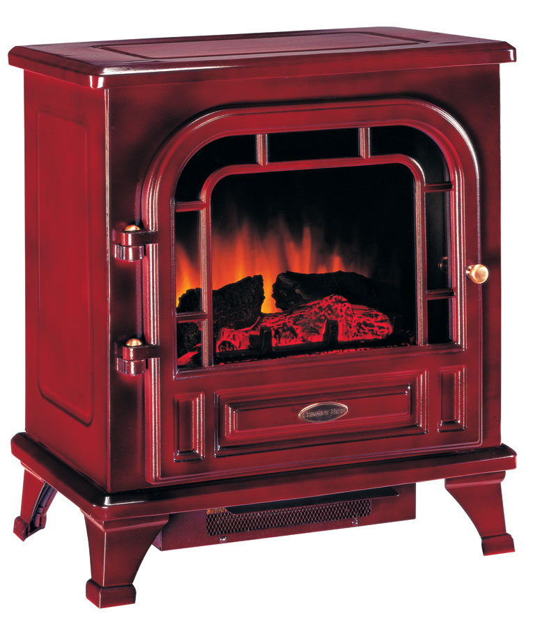 Americana Red Electric Stove Electric Fireplace -Classic Flame