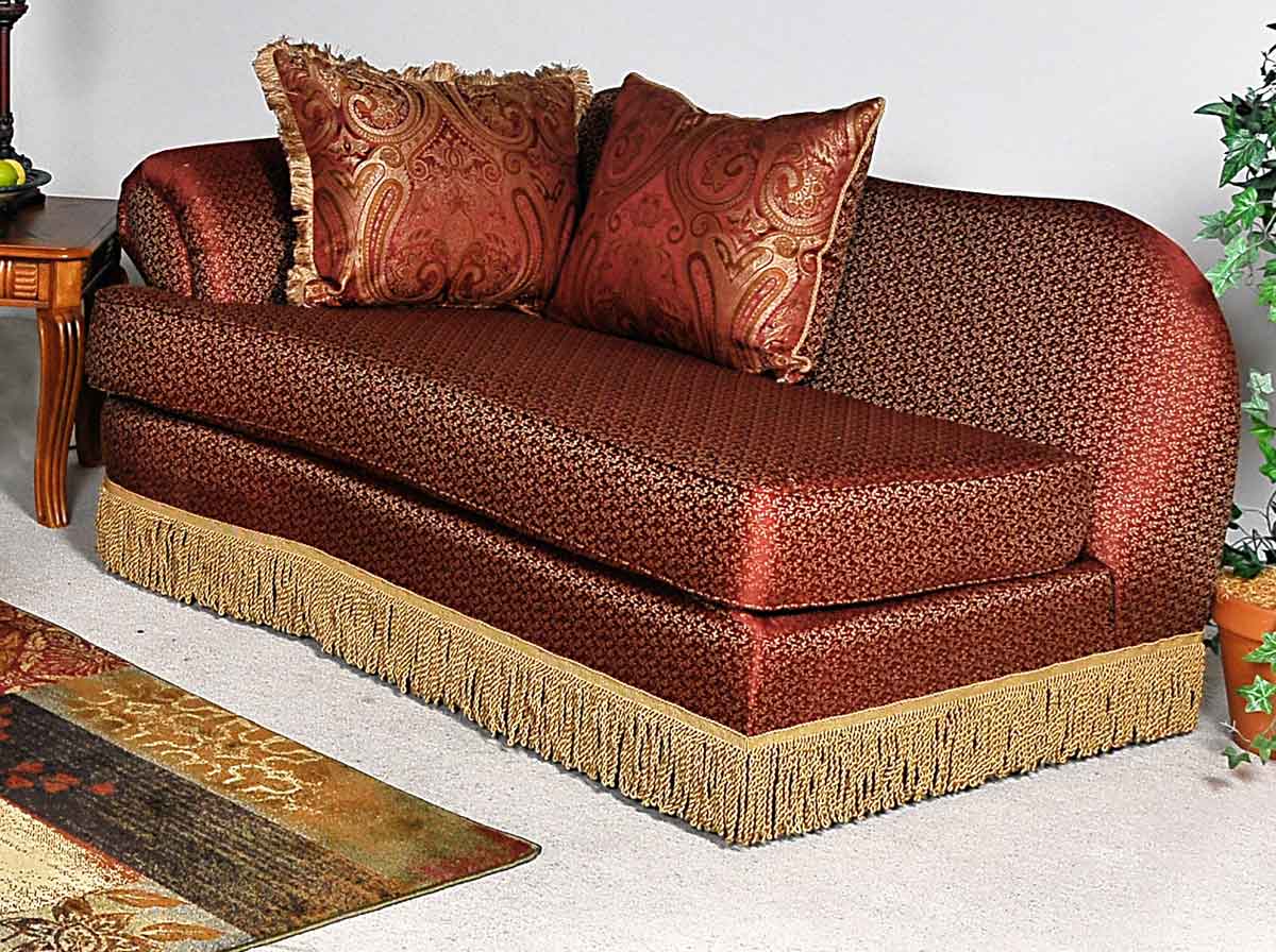 Chelsea Home Royal Chaise - Baring Rust
